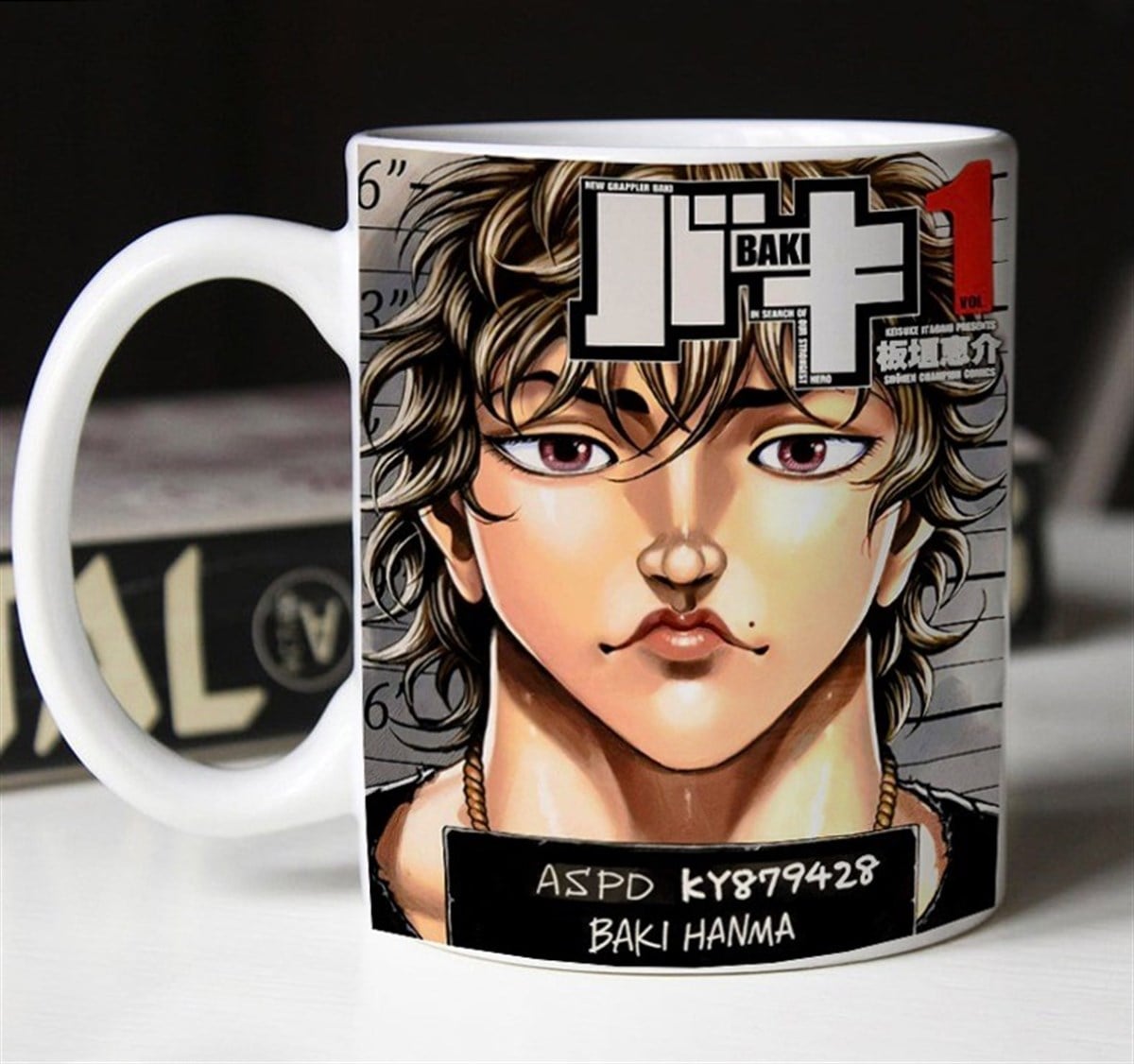 Anime Baki Hanma Seramik Kupa Bardak