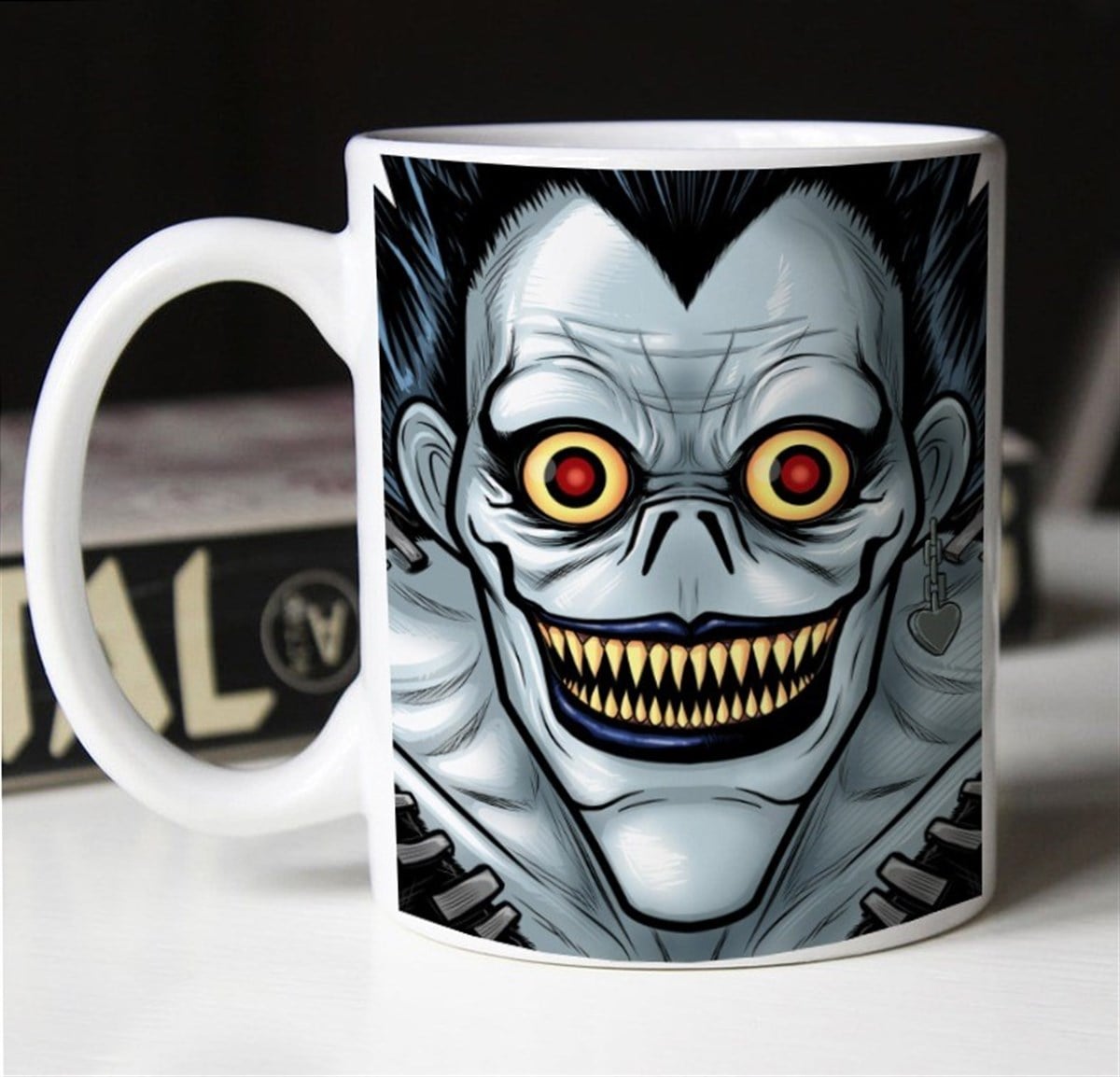 Anime Death Note Ryuk Face Seramik Kupa