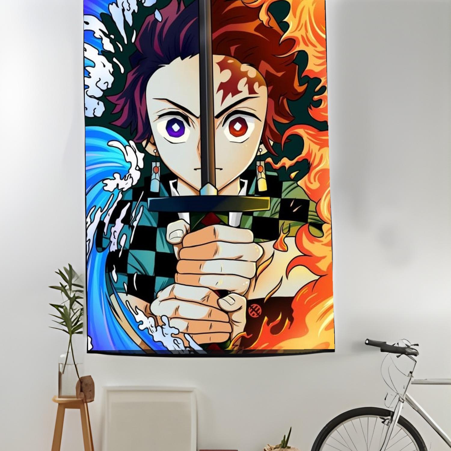Anime Demon Slayer Duvar Halısı