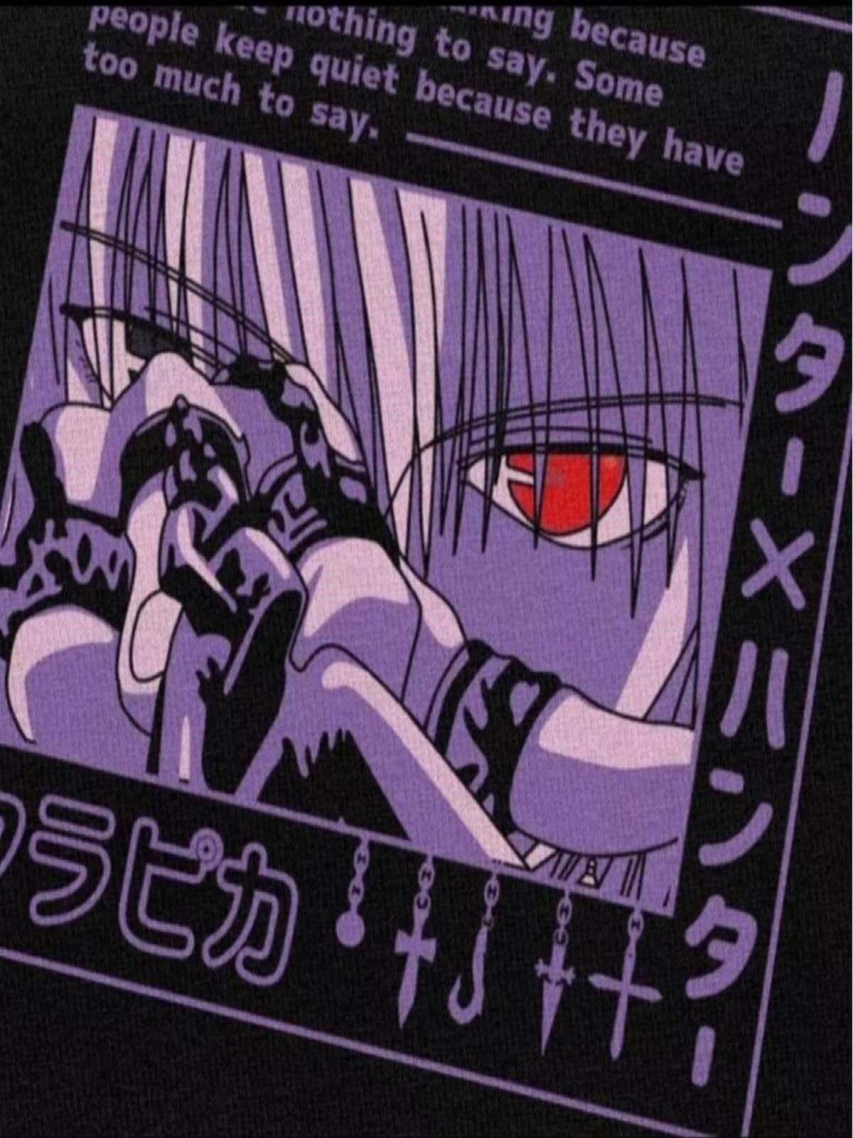 Anime Hunter X Hunter Kurapika Siyah Unisex 