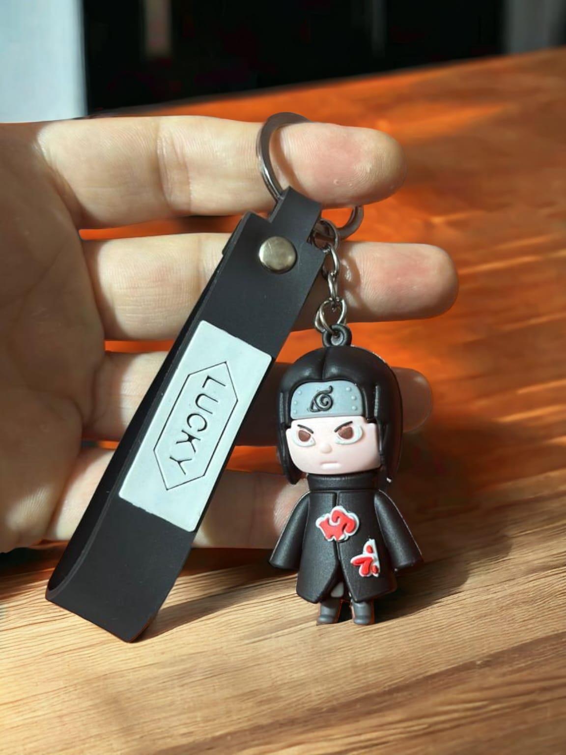 Anime İtachi Figürlü Silikon Anahtarlık