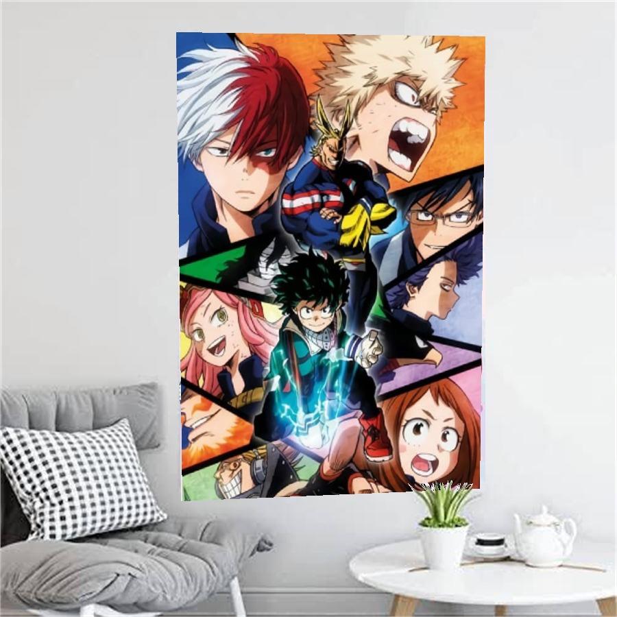Anime My Hero Academia Duvar Halısı