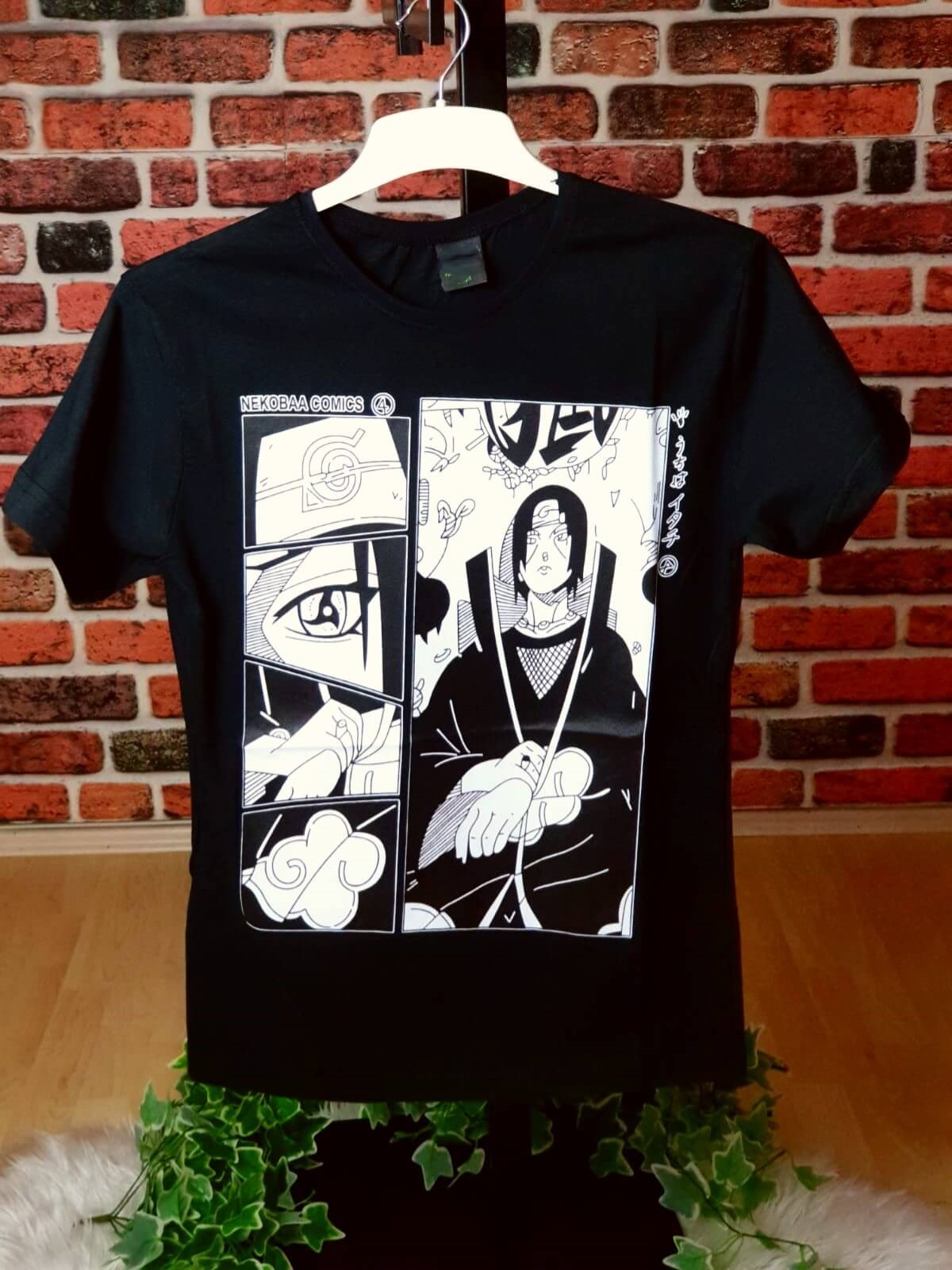 Anime Naruto Itachi Uchiha Siyah Unisex 