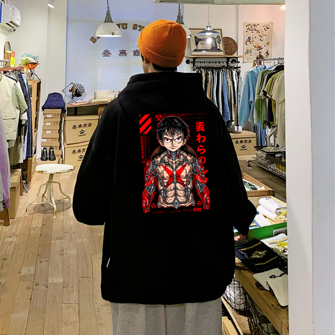 Anime One Piece Monkey D. Luffy Oversize Hoodie