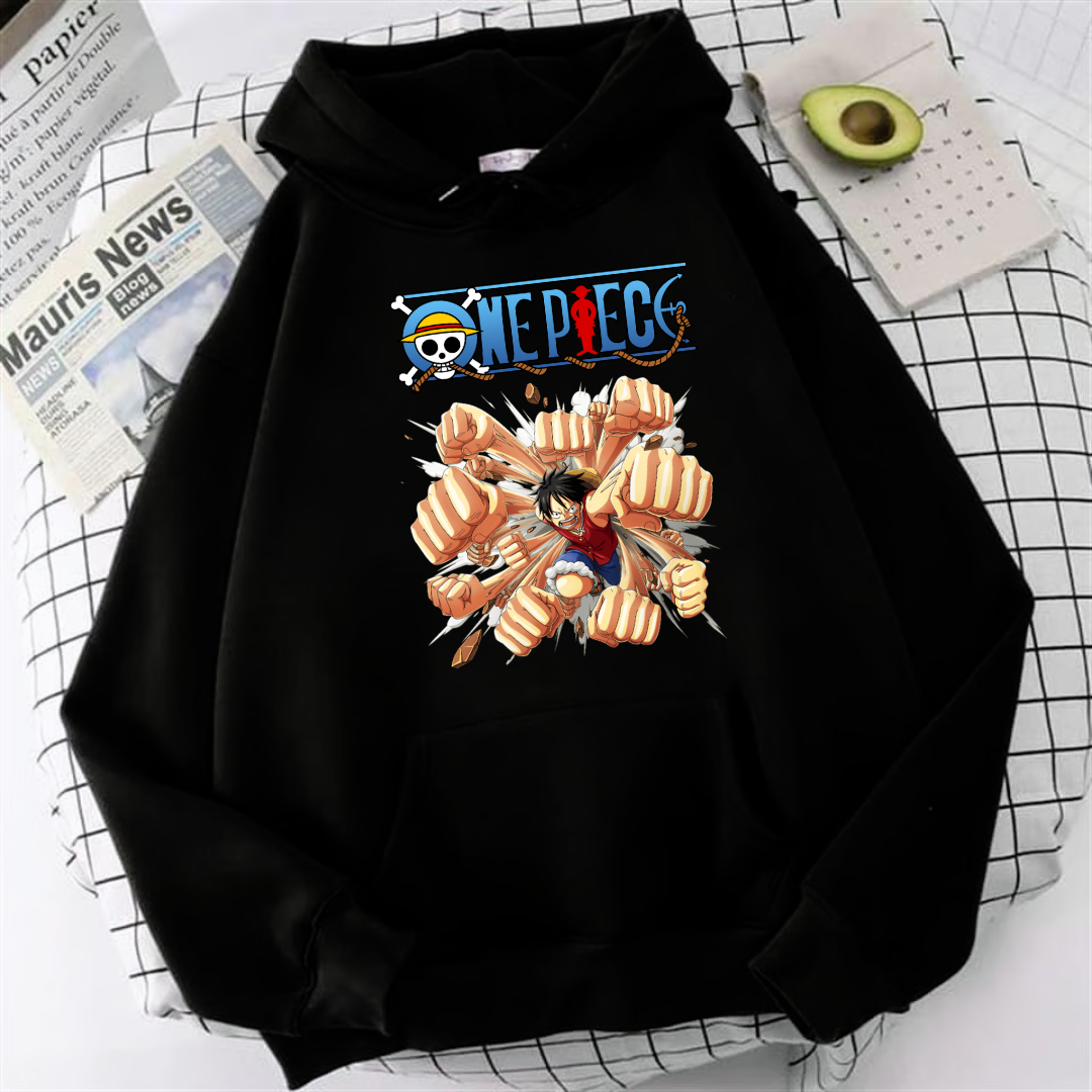Anime One Piece Monkey D. Luffy Oversize Hoodie