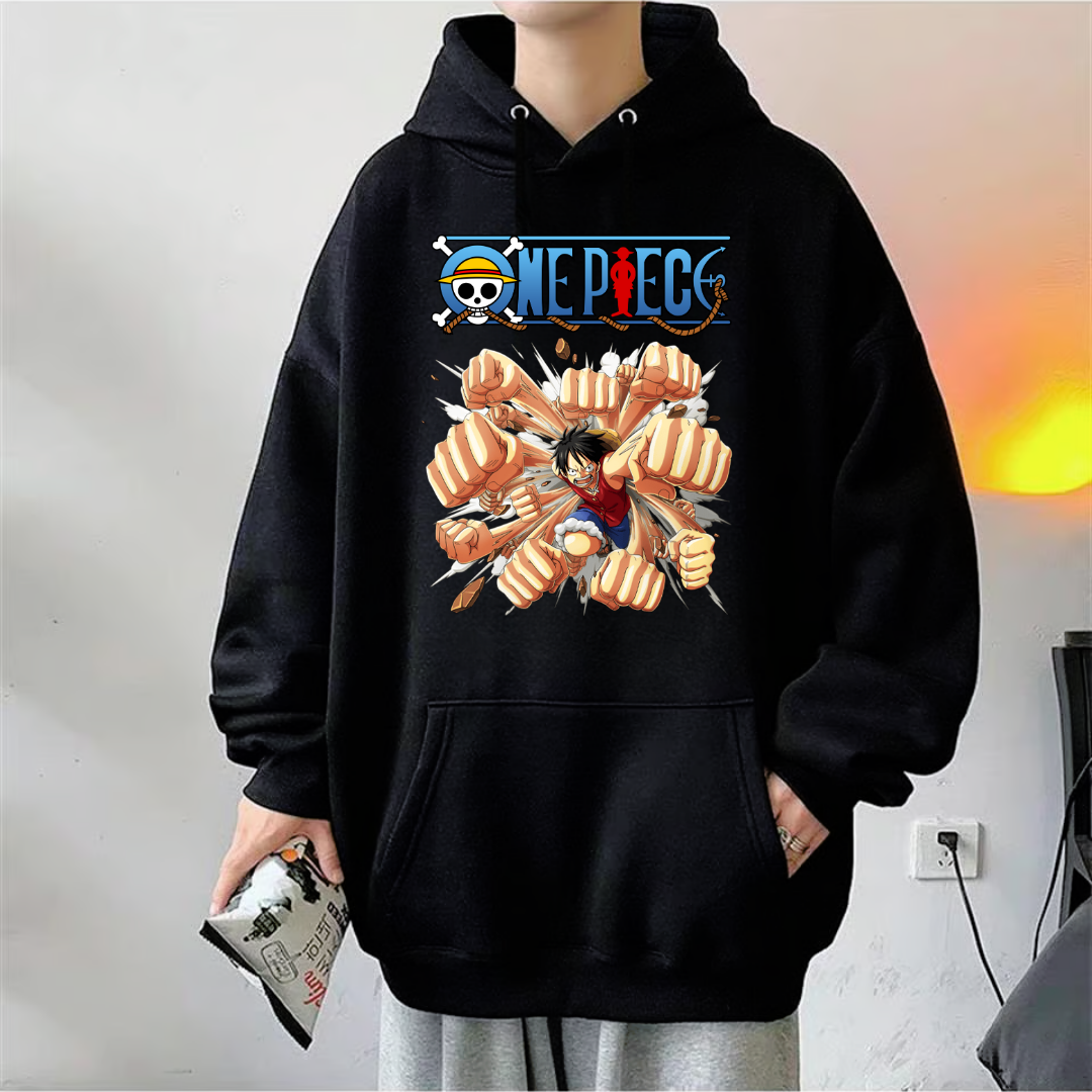Anime One Piece Monkey D. Luffy Oversize Hoodie