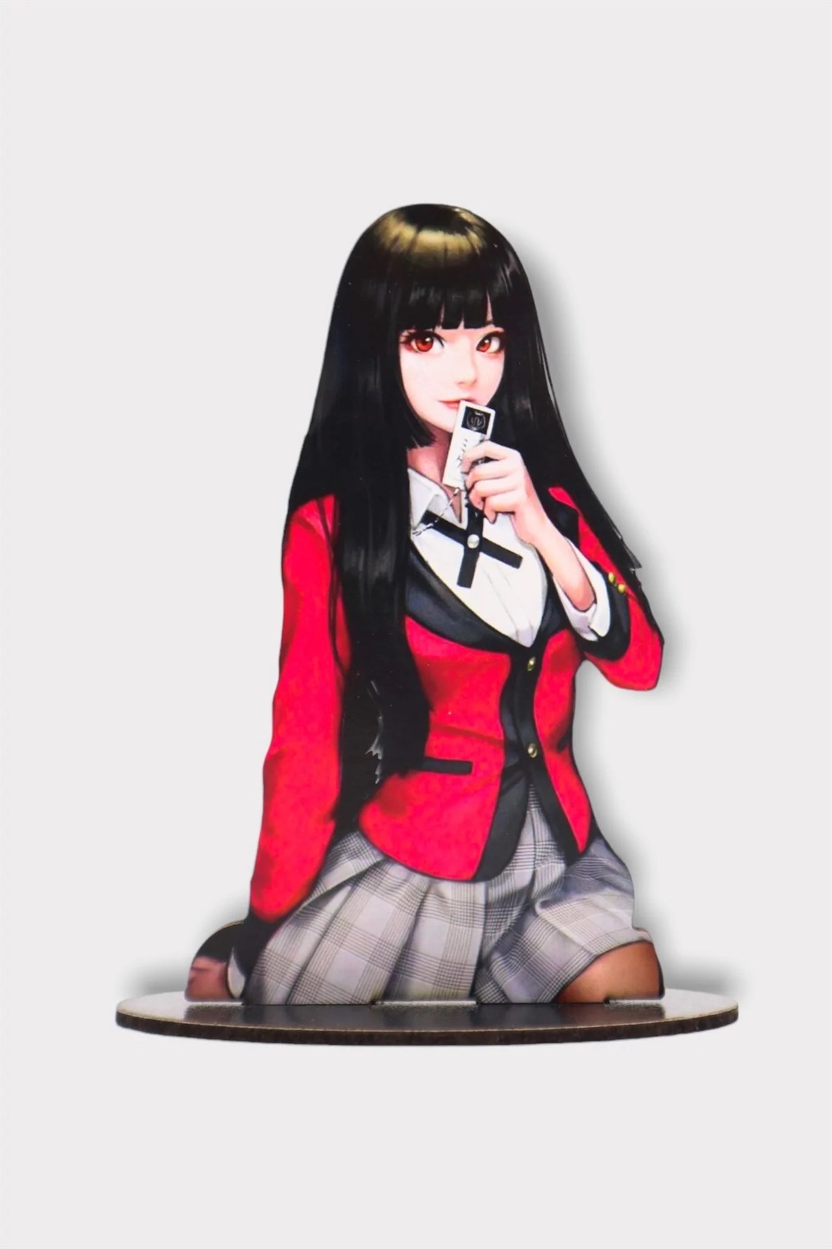 Anime Yumeko Jabami Ahşap Figür