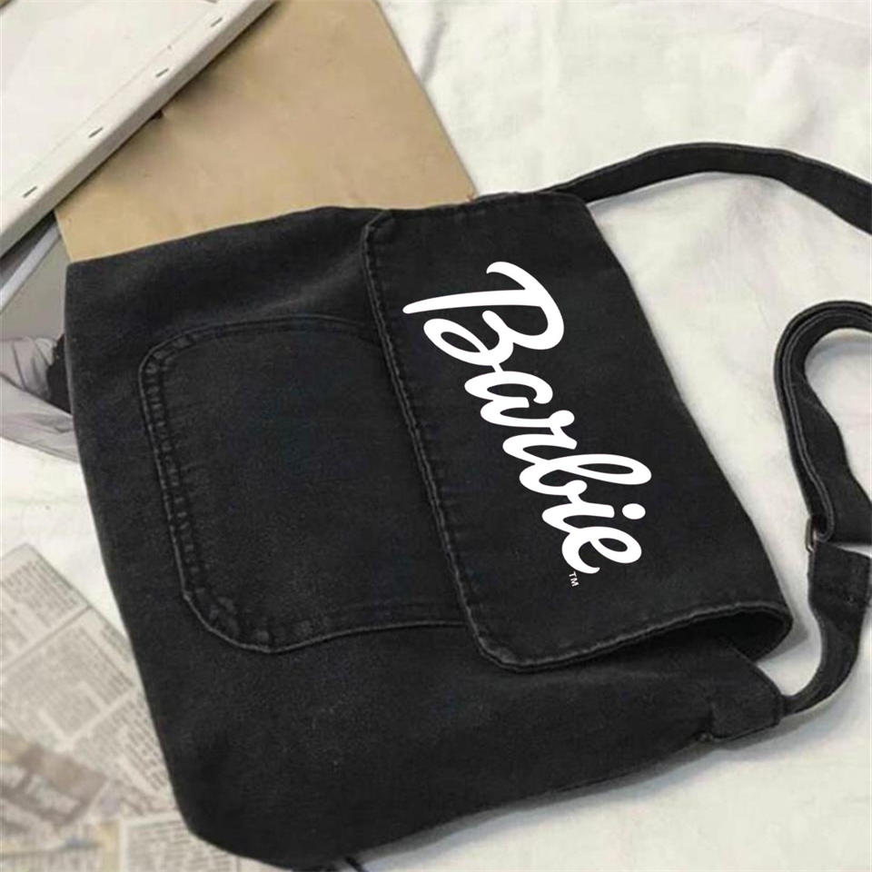 Barbie Baskılı Unisex Postacı Çantası
