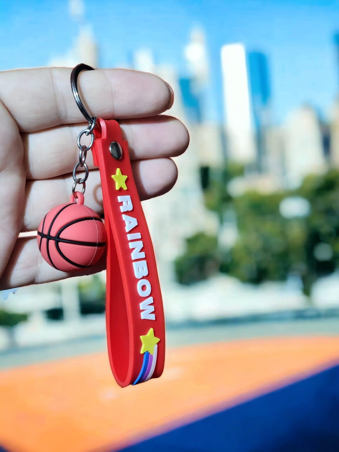 Basketnol Topu Figürlü Silikon Anahtarlık