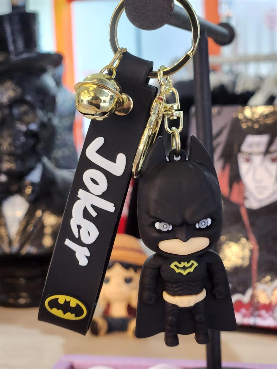 Batman Figürlü Silikon Anahtarlık