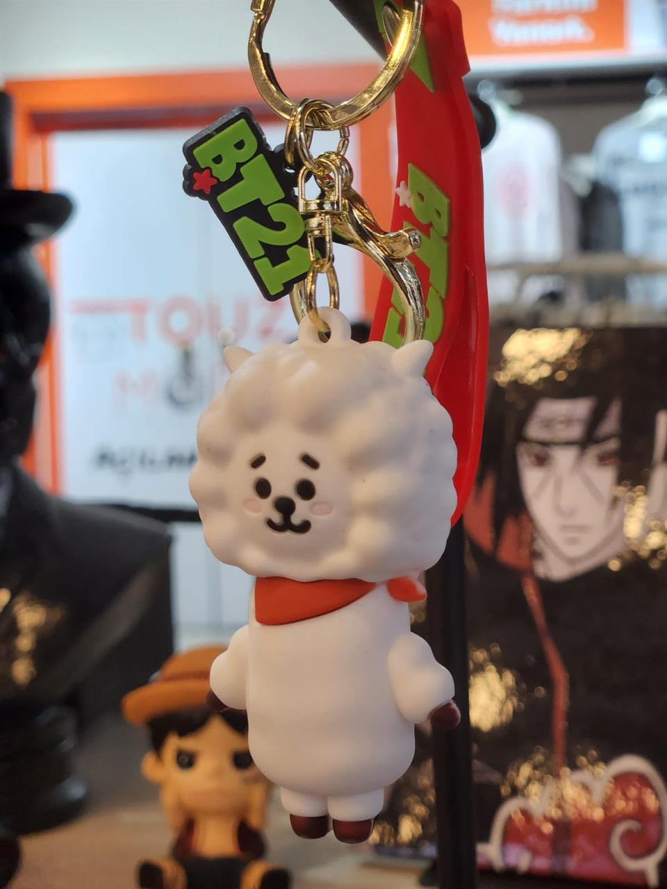 BTS BT21 Karakterli Silikon Anahtarlık