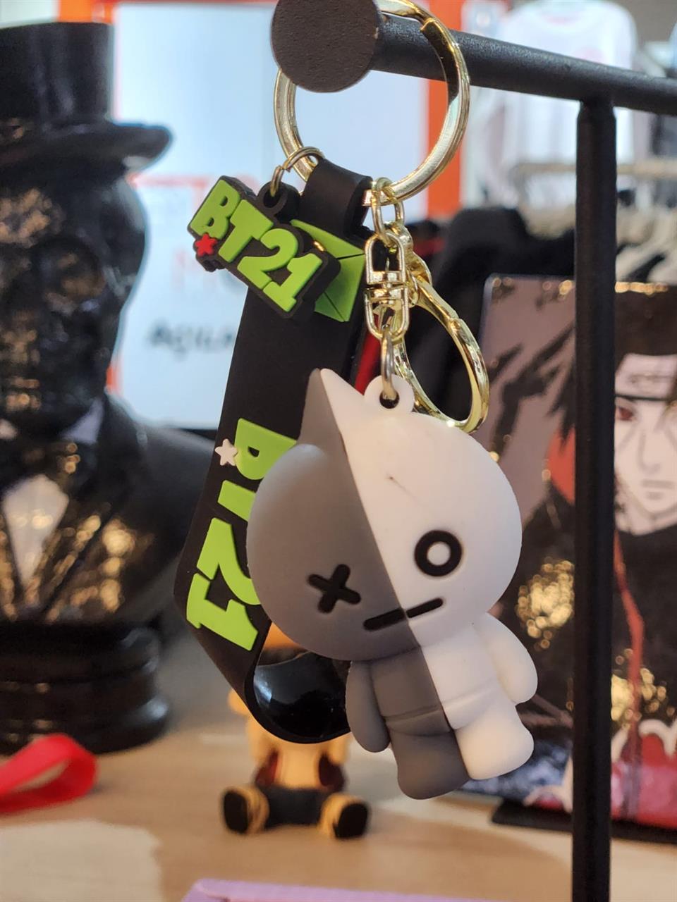 BTS BT21 Karakterli Silikon Anahtarlık