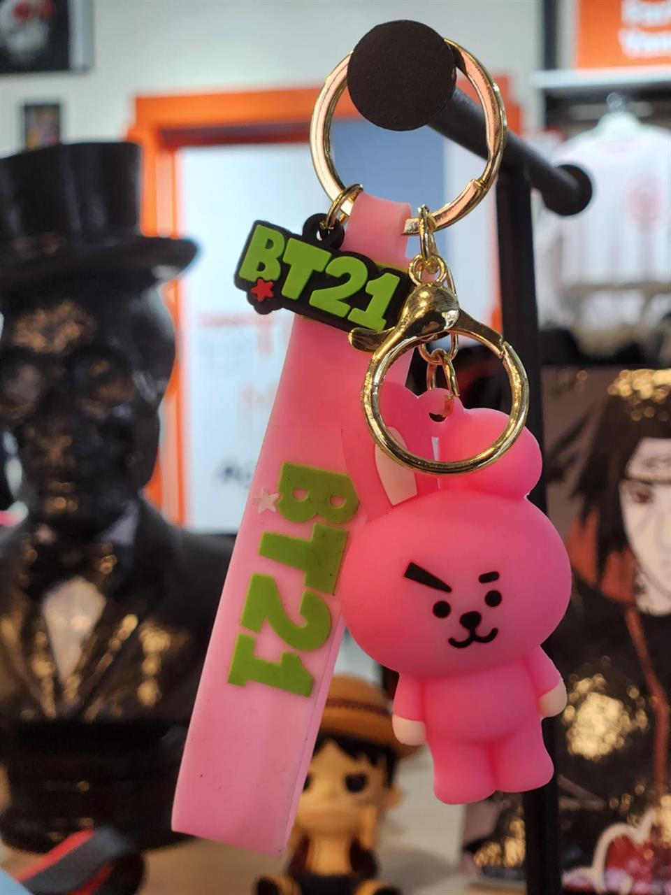 BTS BT21 Karakterli Silikon Anahtarlık