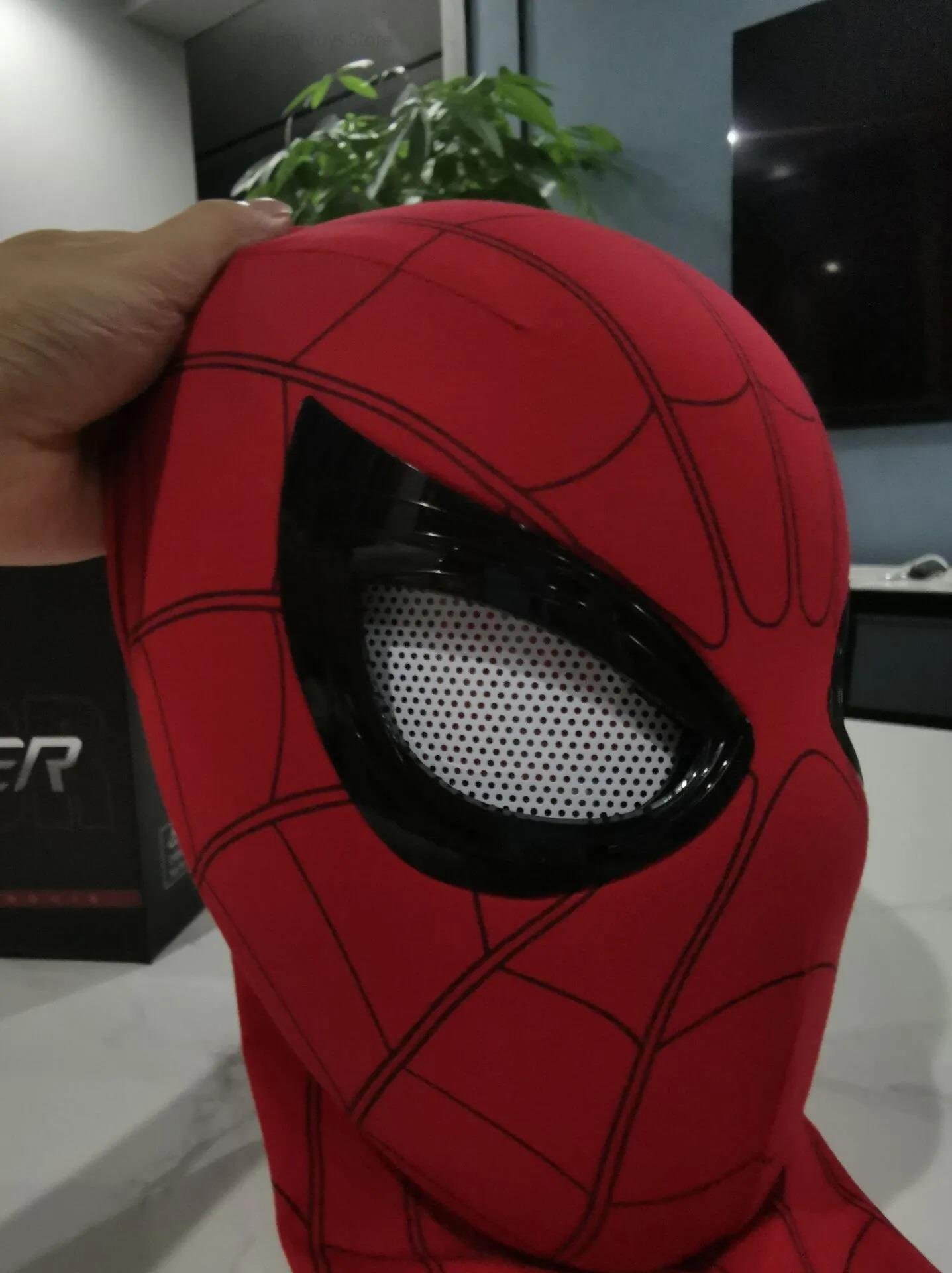 Cosplay Hareketli Gözler Spider-Man Maske