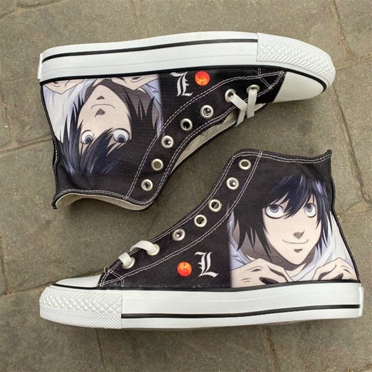 Death Note Baskılı Kanvas Ayakkabı