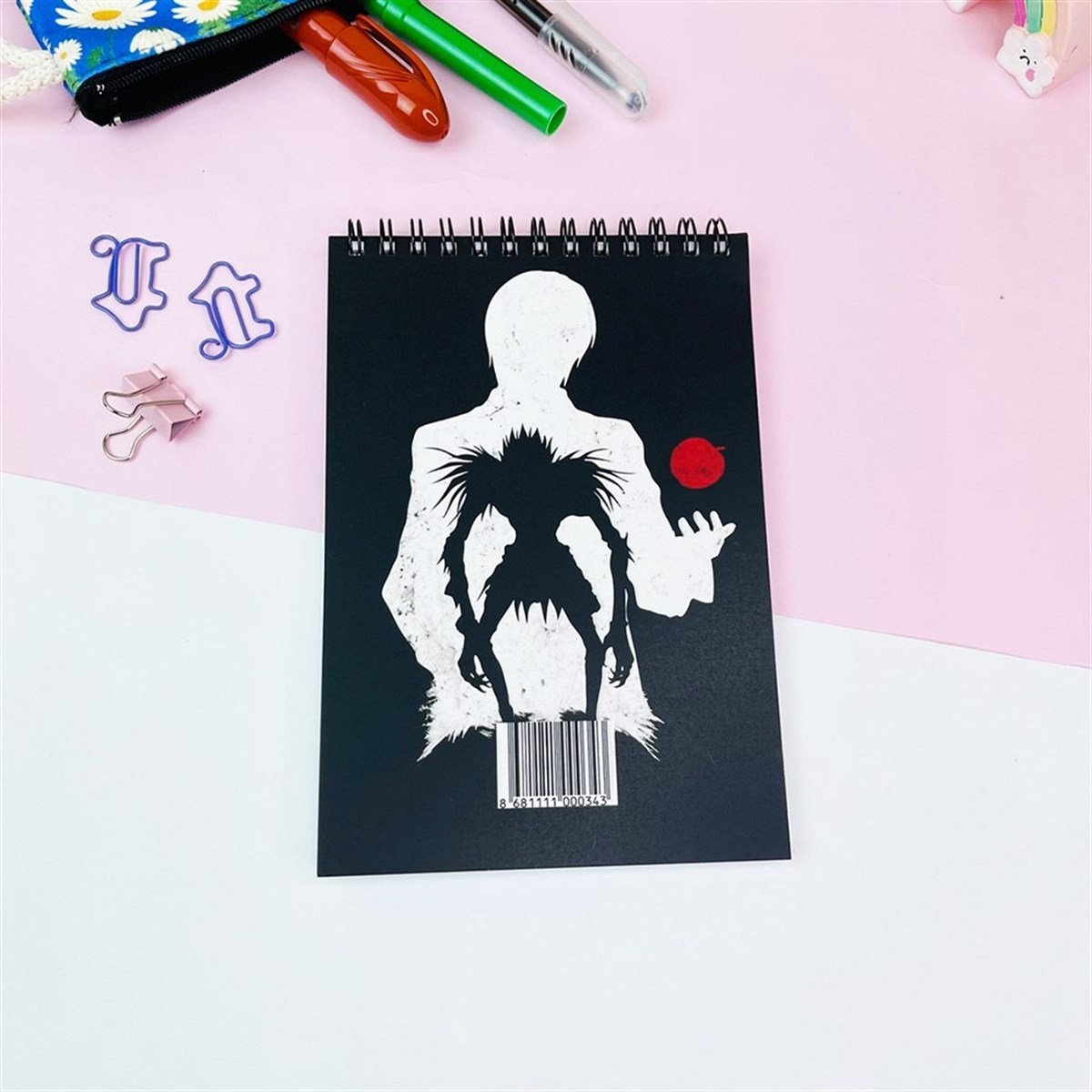 Death Note Tasarım Spiralli Defter