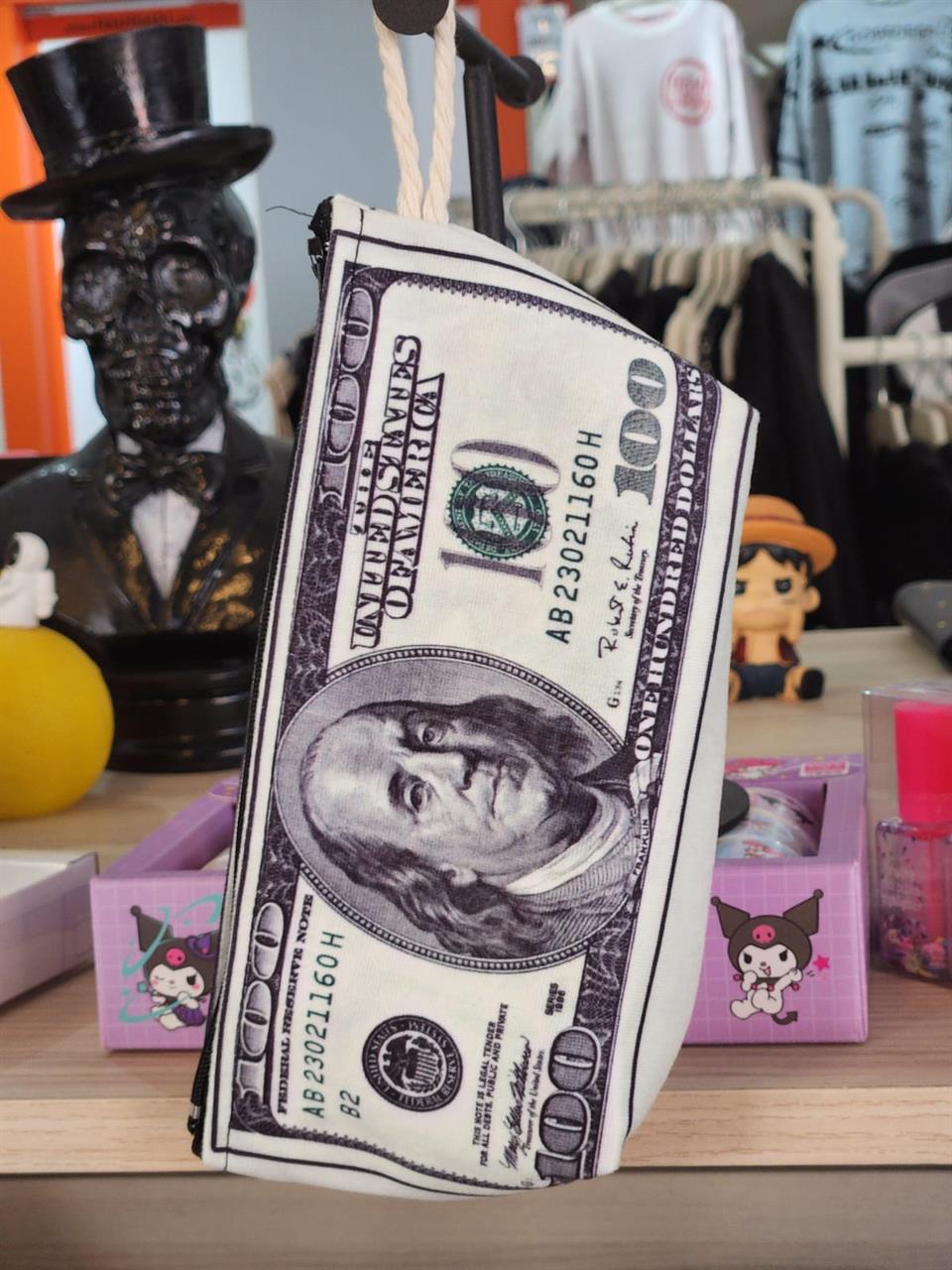 Dolar Baskılı Cüzdan Kalemlik