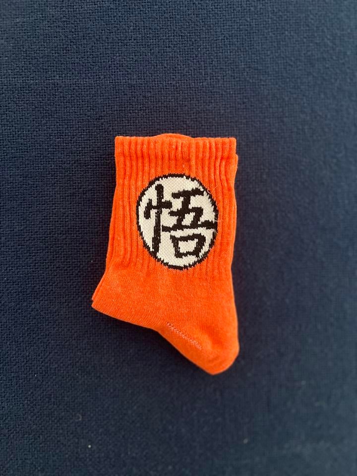 Dragon Ball Unisex Turuncu Kolej Çorap
