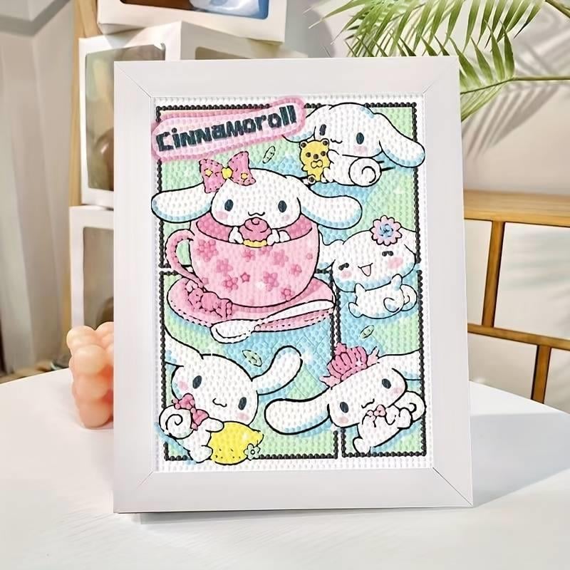 Elmas Boyama Seti Sanrio Cinnemaroll 5D Kendin Yap Elmas Puzzle
