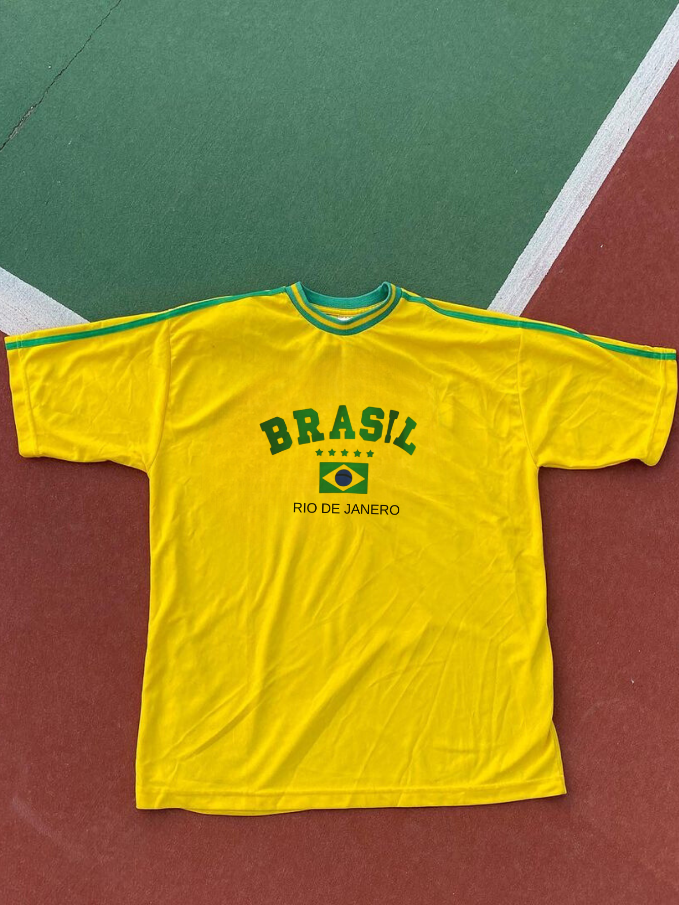 Extra Salaş Brasil Baskılı  (Unisex) T-Shirt