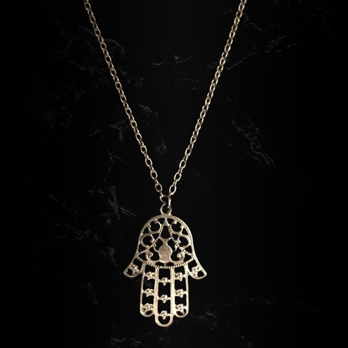 Fatma Mother Hand Necklace Kolye