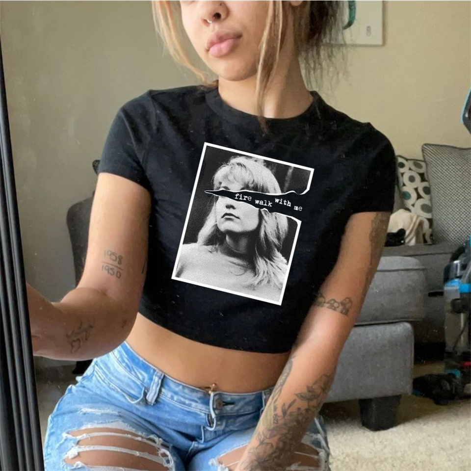 Fire Walk With Me Siyah Crop