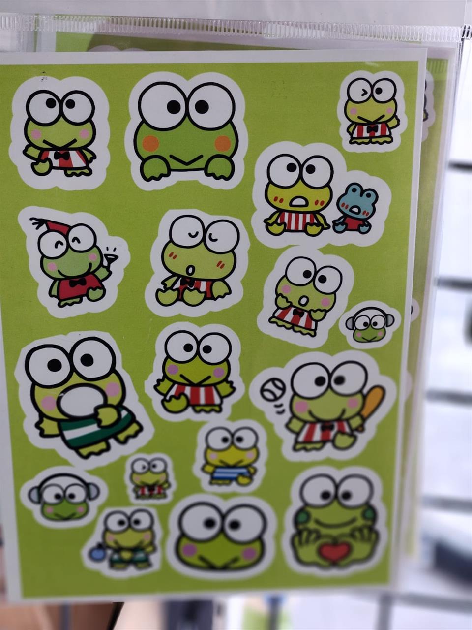 Frog Baskılı Yapışkanlı Etiket