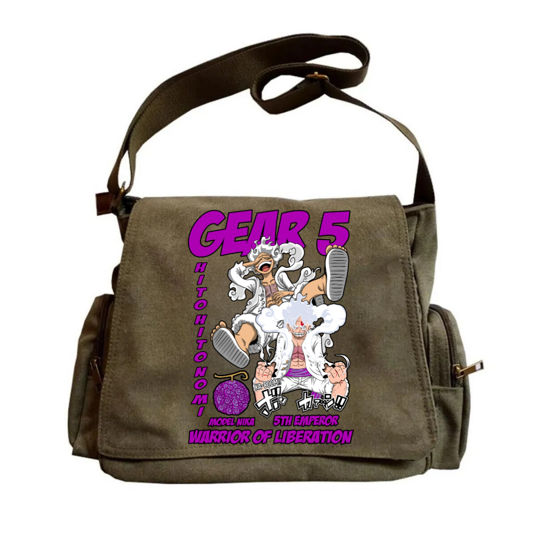 Gear Five Unisex Yeşil Postacı Çantası
