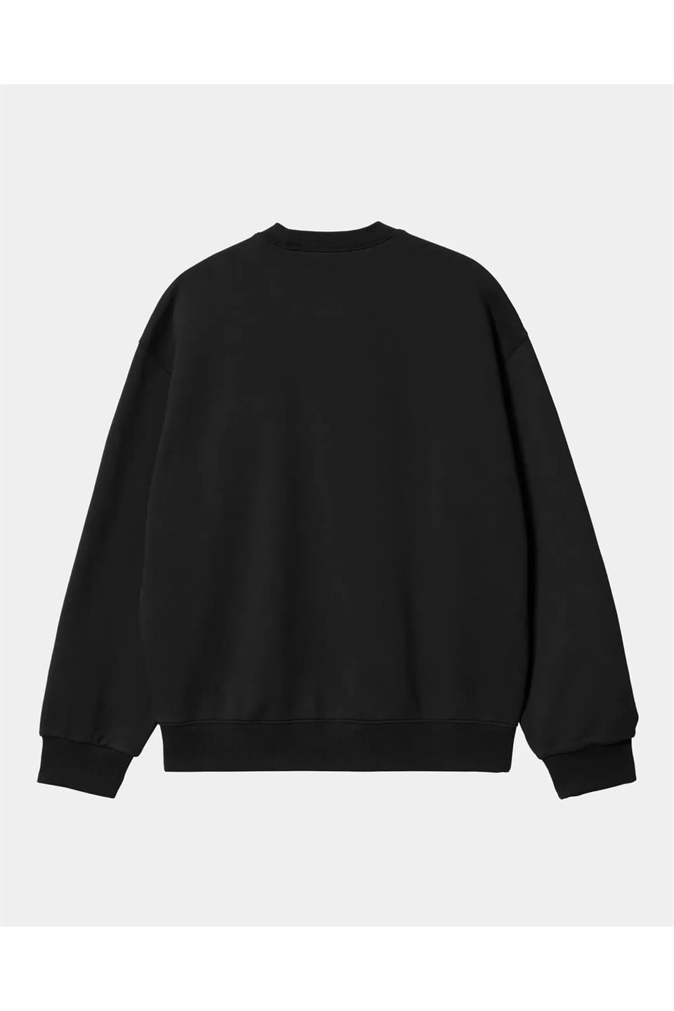 Girl In Lightning Baskılı Siyah Unisex Oversize Bisiklet Yaka Sweatshirt