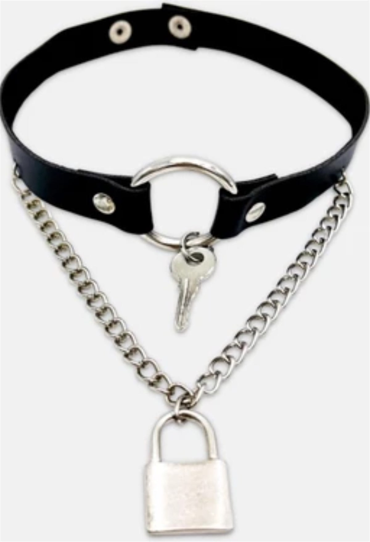 Gothic Anahtarlıklı kilit cuker kolye