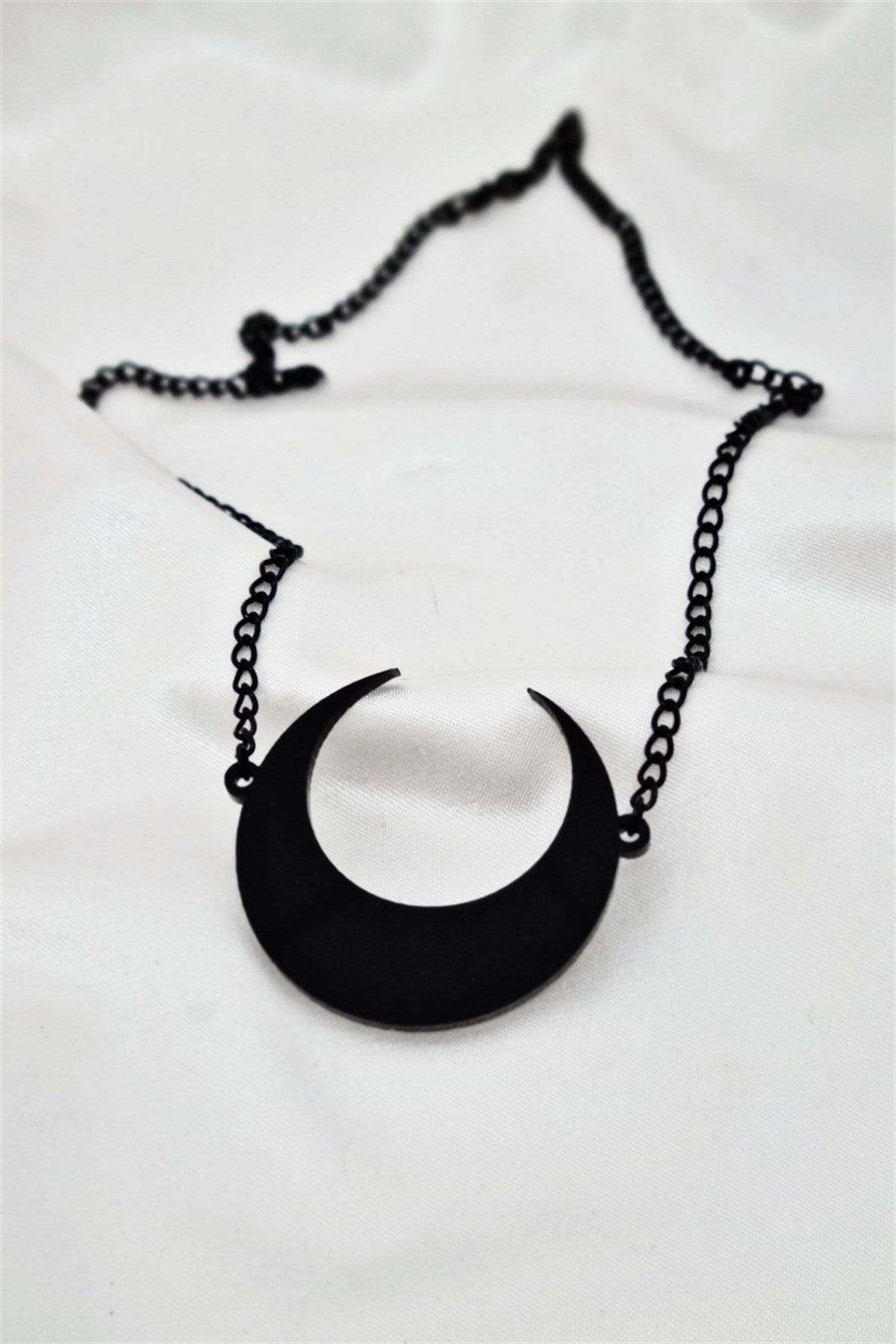 Gothic Küçük Moon Kolye