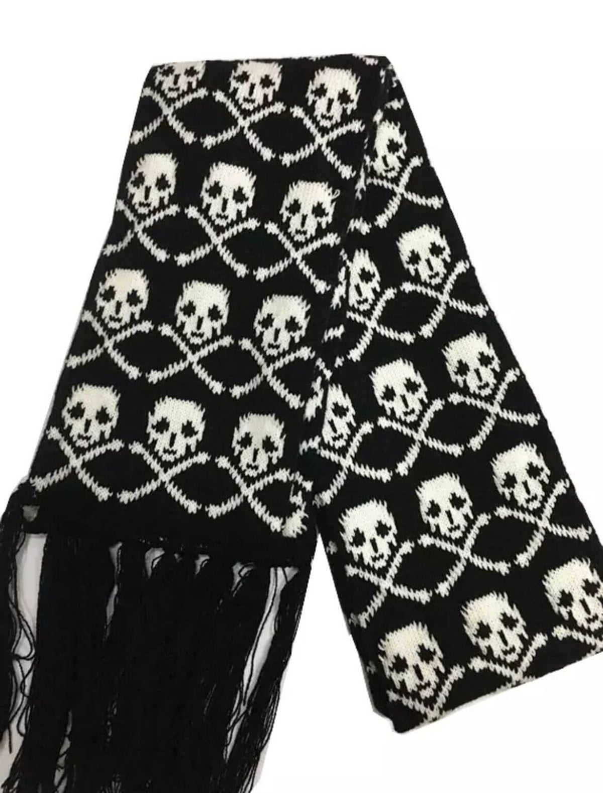 Gothic Kuru Kafa Atkı