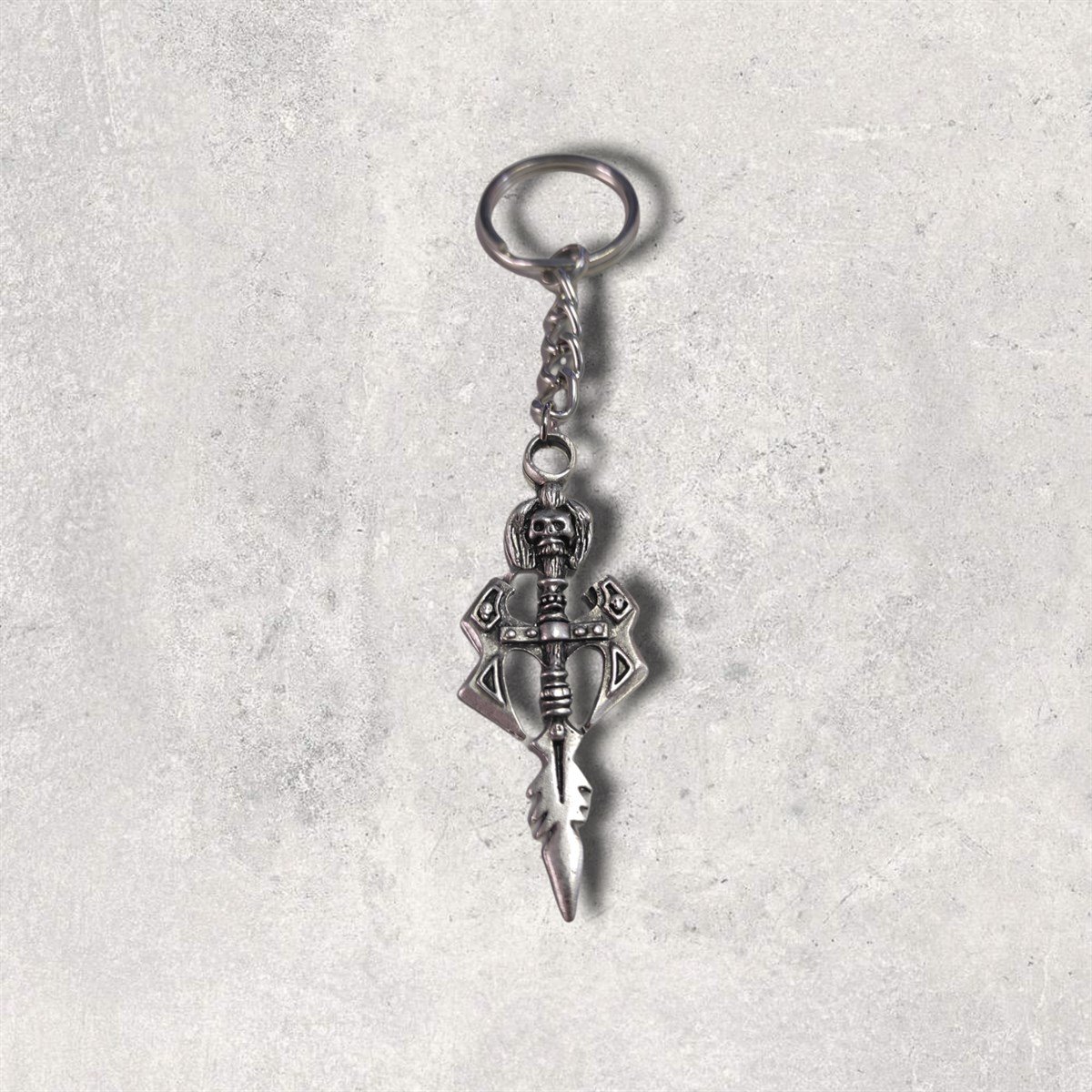 Gotik Skull Anahtarlık