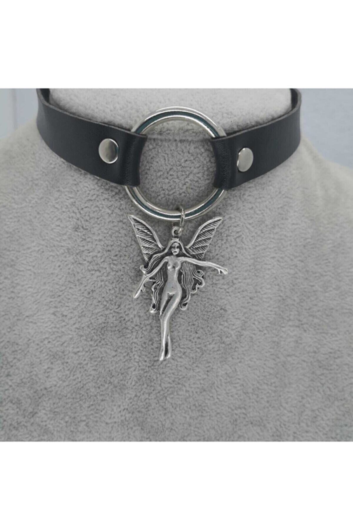 Gotik Unisex Praying Angel Ayarlanabilir