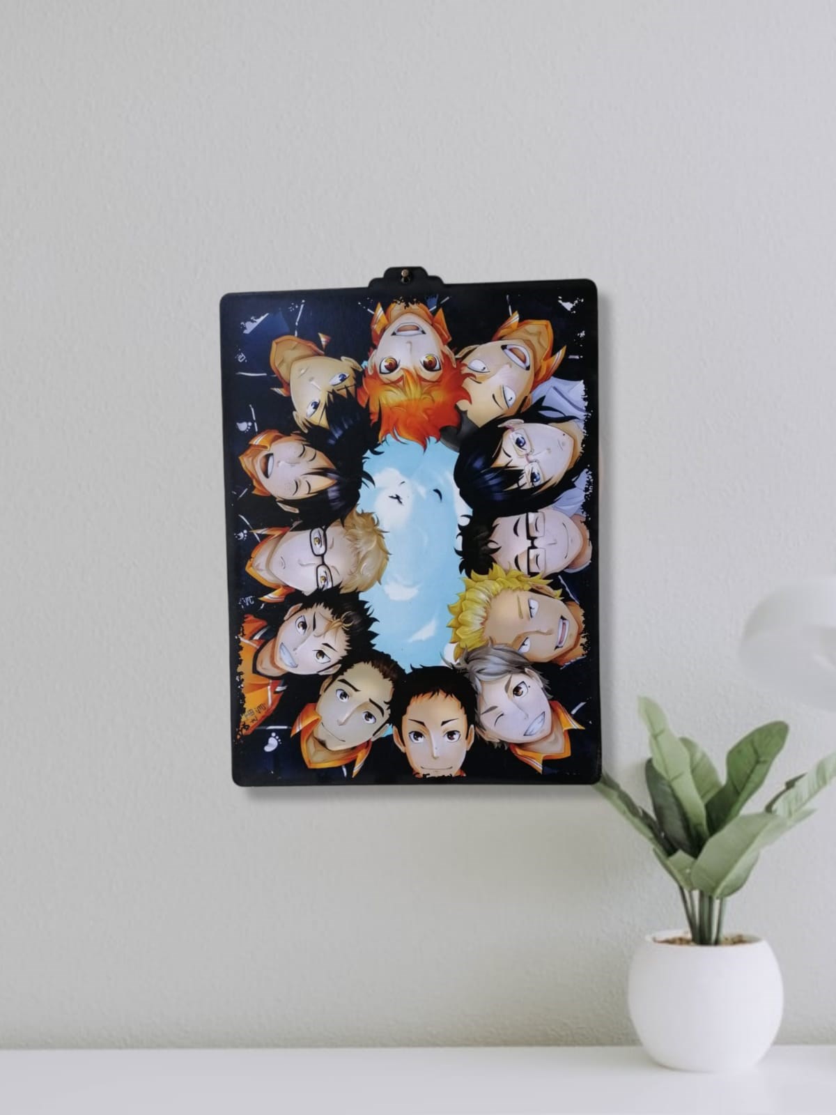Haikyuu Volleyball Ahşap Çerçeve