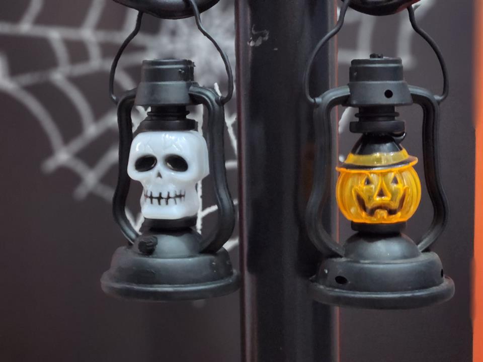 Halloween Işıklı Kabak Figürü