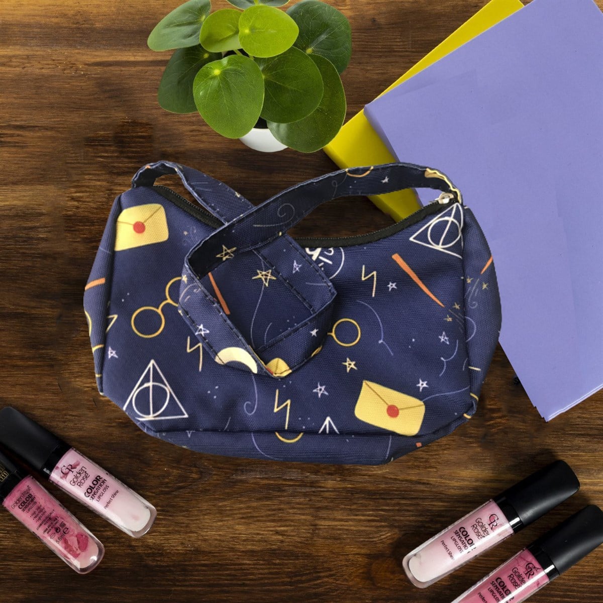 Harry Potter Pattern Baget Çanta