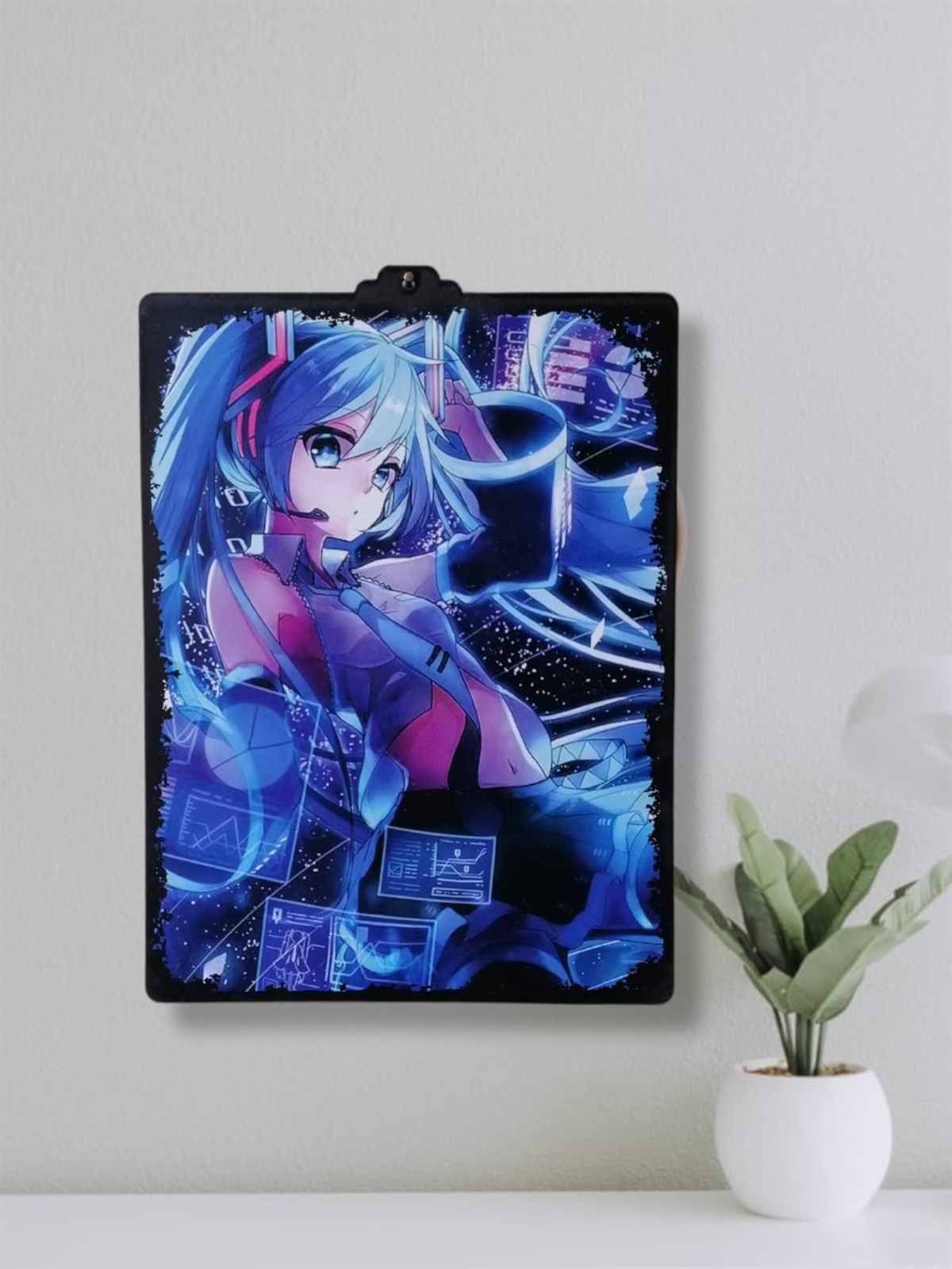 Hatsune Miku Ahşap Çerçeve