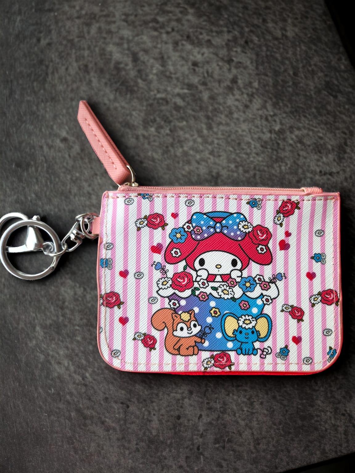 Hello Kitty Deri Kartlıklı Cüzdan