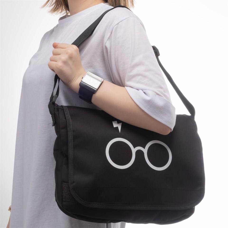 HP Baskılı Unisex Postacı Çantası