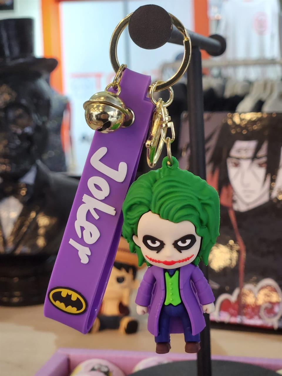 Joker Figürlü Silikon Anahtarlık