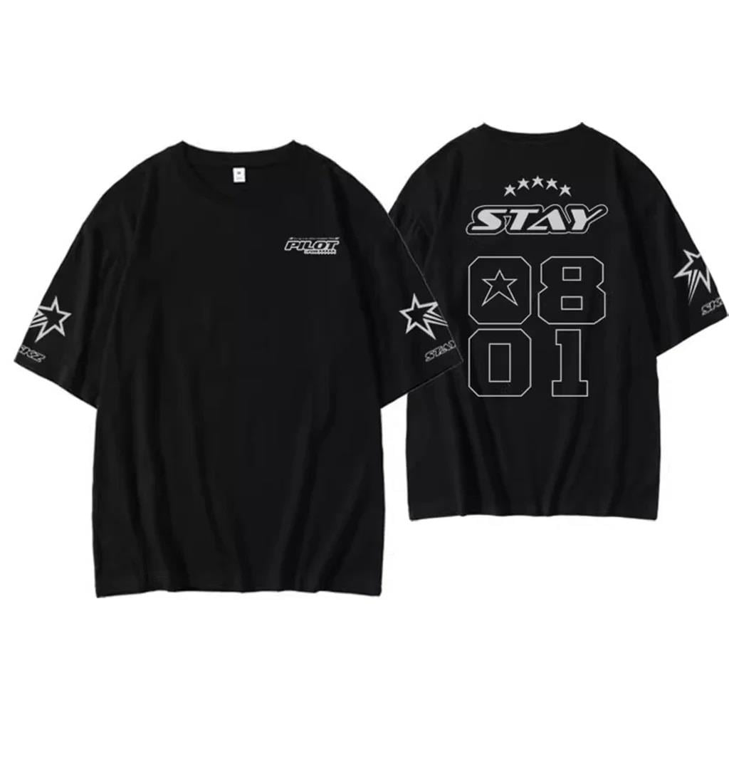 K-Pop Stray Kids Beyaz Unisex T-shirt