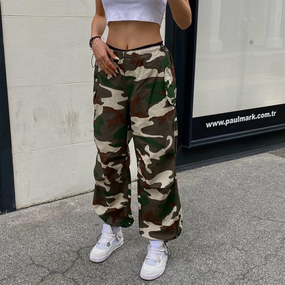 Kamuflaj Detaylı Krem Tactical Gabardin Kumaş Unisex Pantolon
