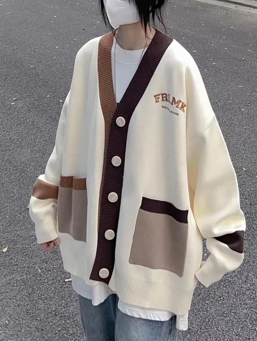 Kawaii Tarz Oversize Triko Hırka