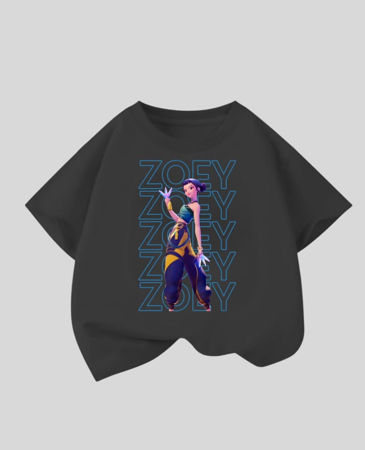 KPop Demon Hunterix Kids Design Unisex Oversize T-Shirt