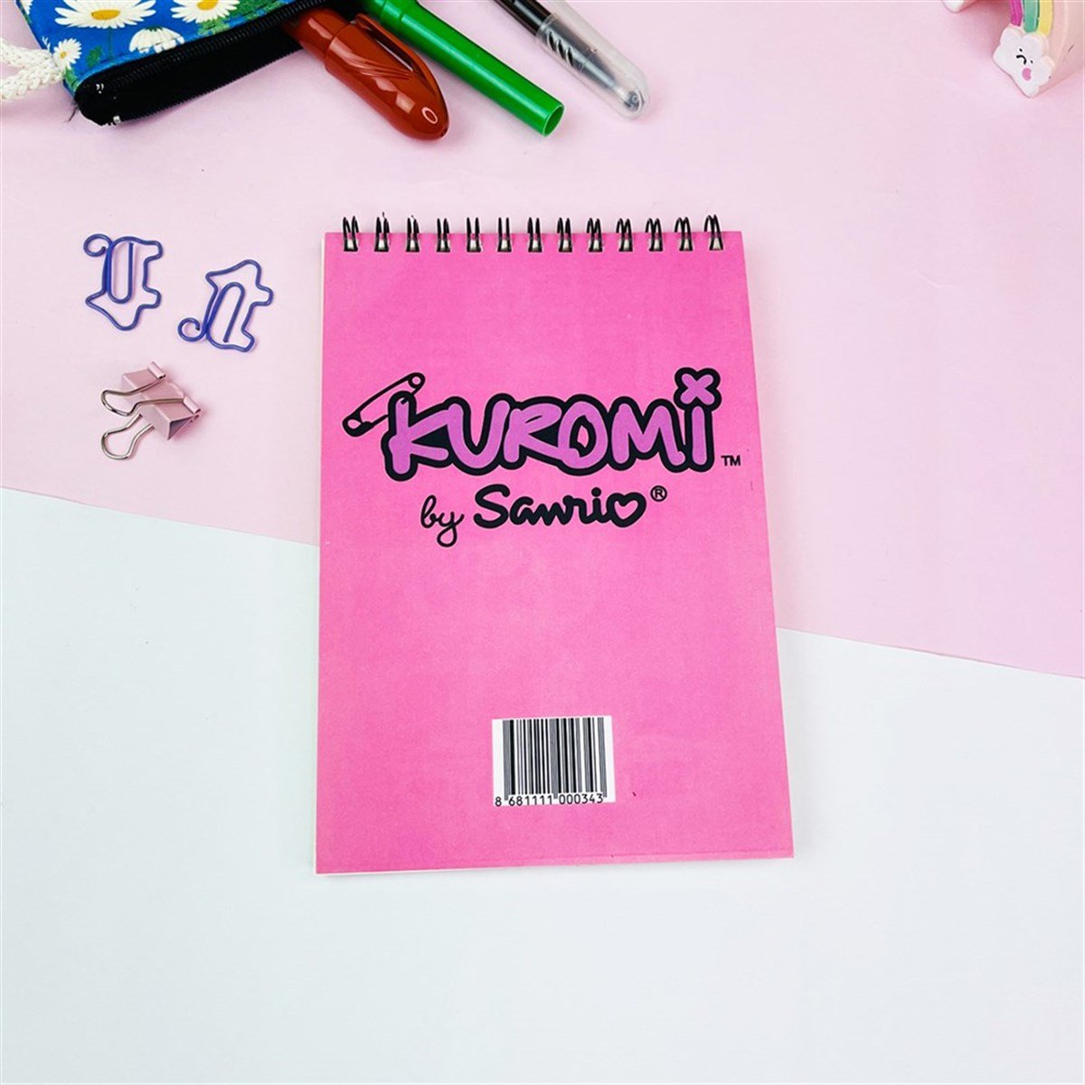 Kuromi Tasarımlı Spiralli Defter