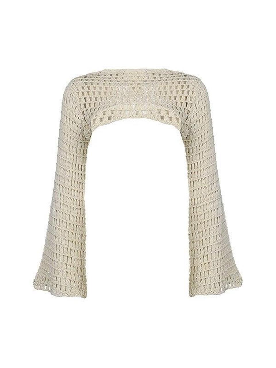 Long Sleeve Bolero Knit Top