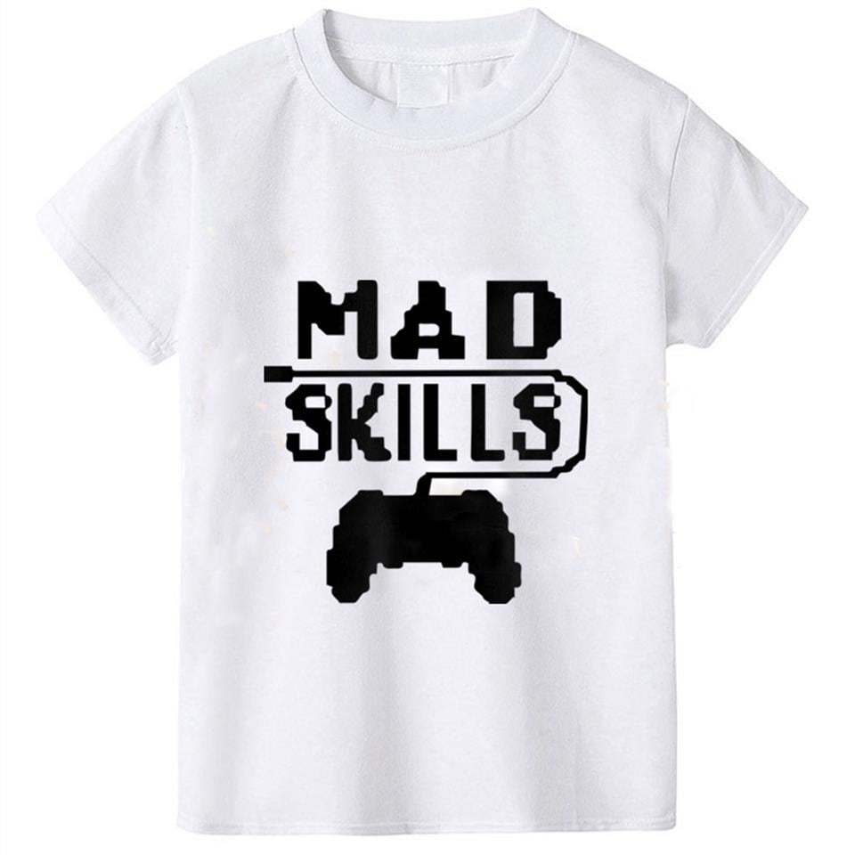 Mad Skills Baskılı Beyaz Çocuk T-shirt