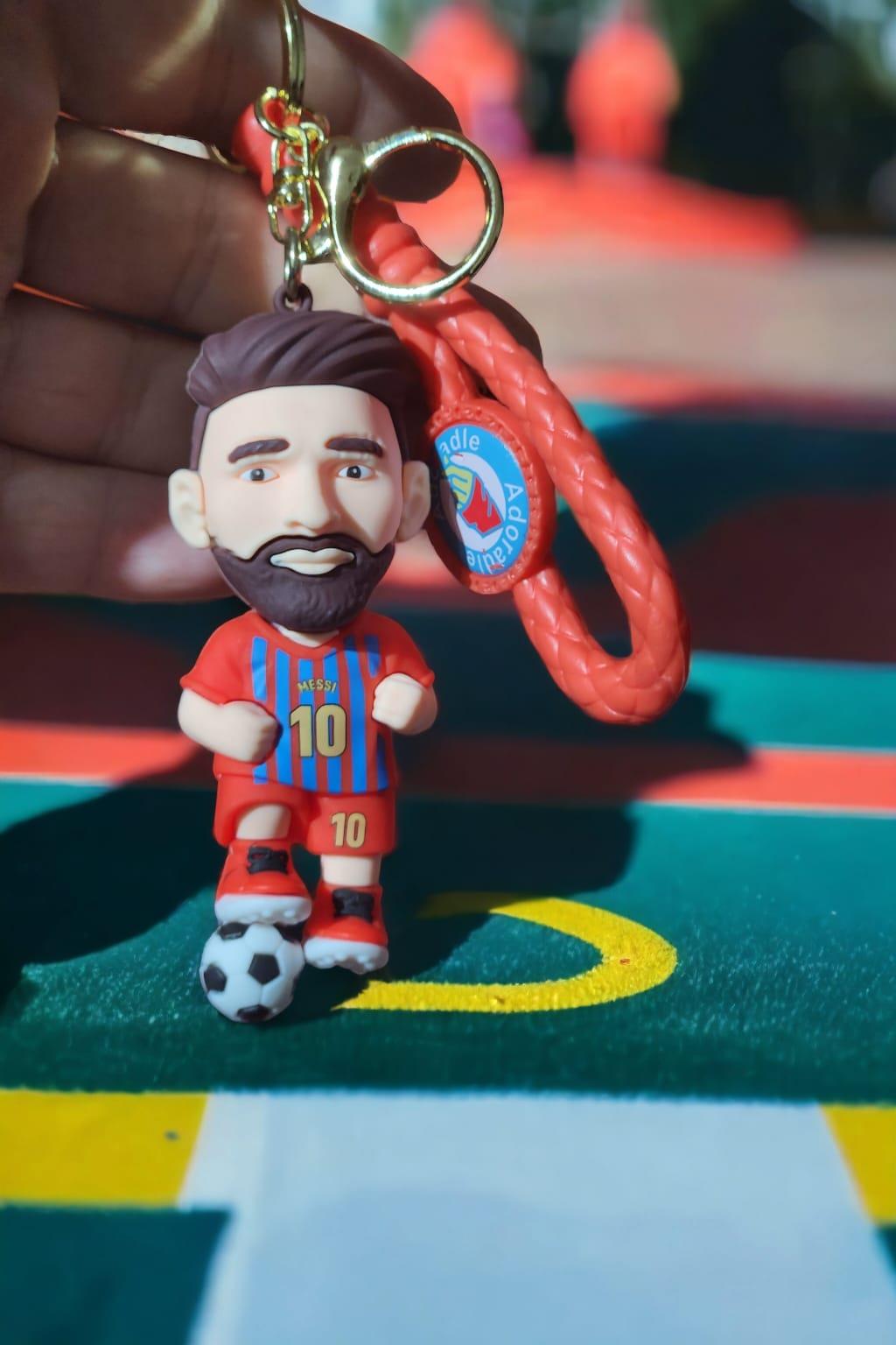 Messi Figürlü Silikon Anahtarlık
