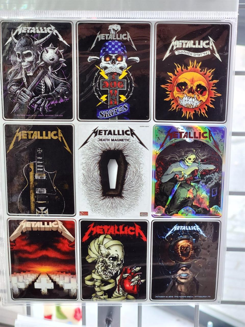 Metallica Baskılı Yapışkanlı Etiket